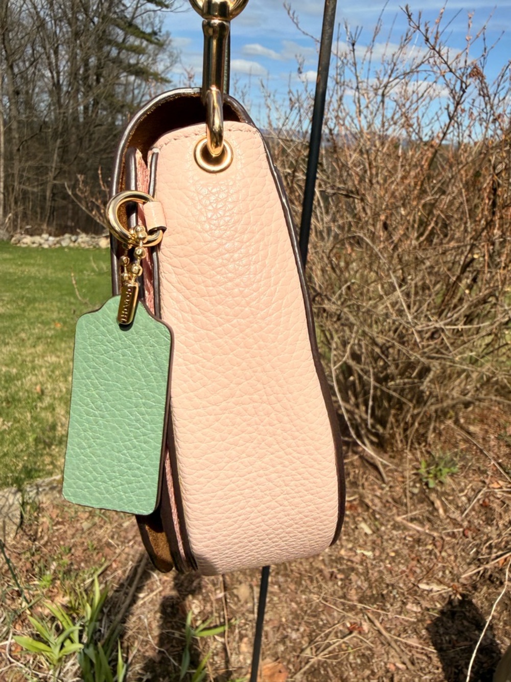 Coach Ellen Color block Crossbody Bag - Picture 9 of 12